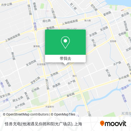 怪兽充电(他湘遇见你闿和阳光广场店)地图