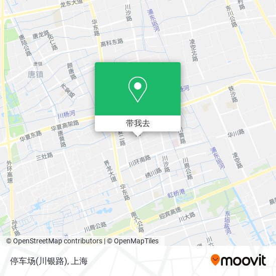 停车场(川银路)地图