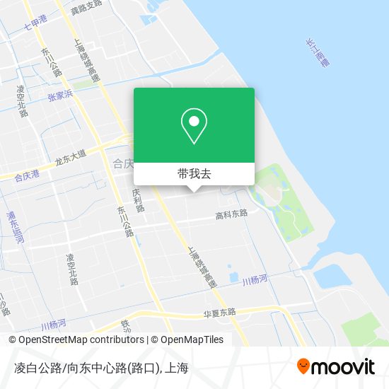 凌白公路/向东中心路(路口)地图