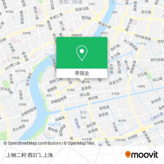 上钢二村-西2门地图