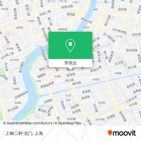 上钢二村-北门地图