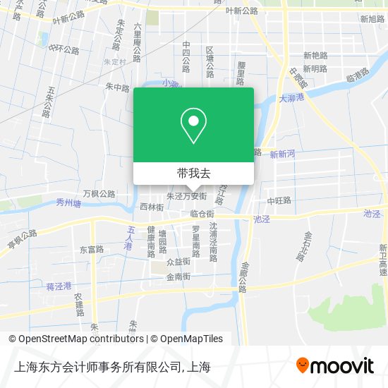 上海东方会计师事务所有限公司地图