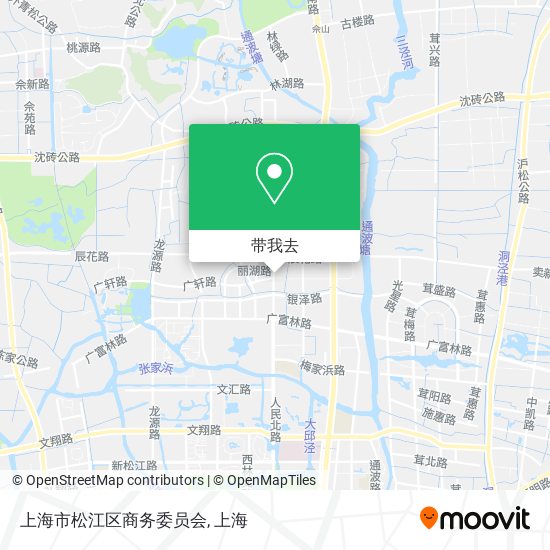 上海市松江区商务委员会地图