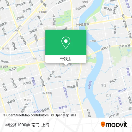 华泾路1000弄-南门地图
