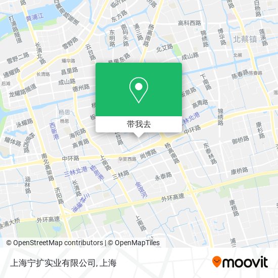 上海宁扩实业有限公司地图