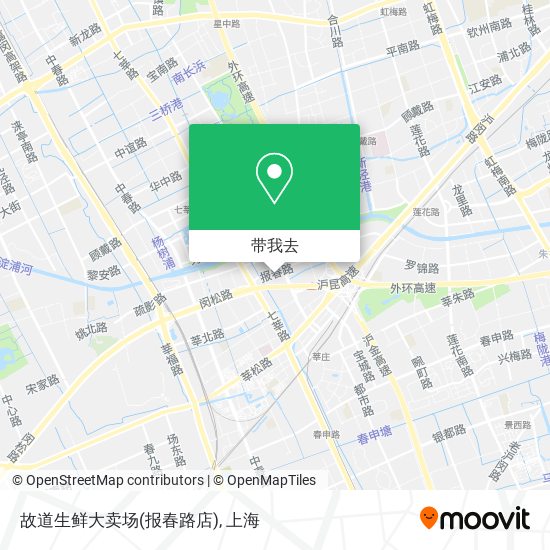 故道生鲜大卖场(报春路店)地图