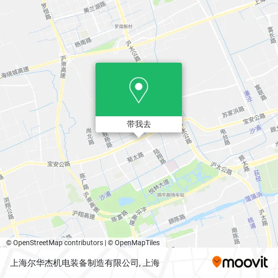 上海尔华杰机电装备制造有限公司地图