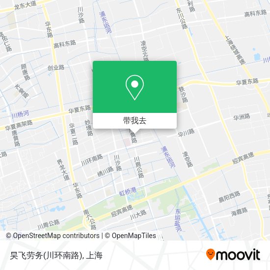 昊飞劳务(川环南路)地图