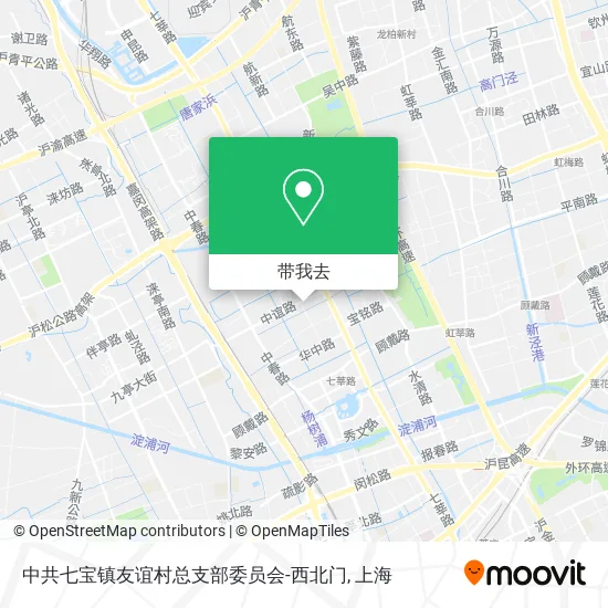 中共七宝镇友谊村总支部委员会-西北门地图