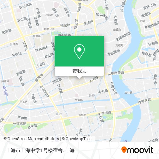 上海市上海中学1号楼宿舍地图