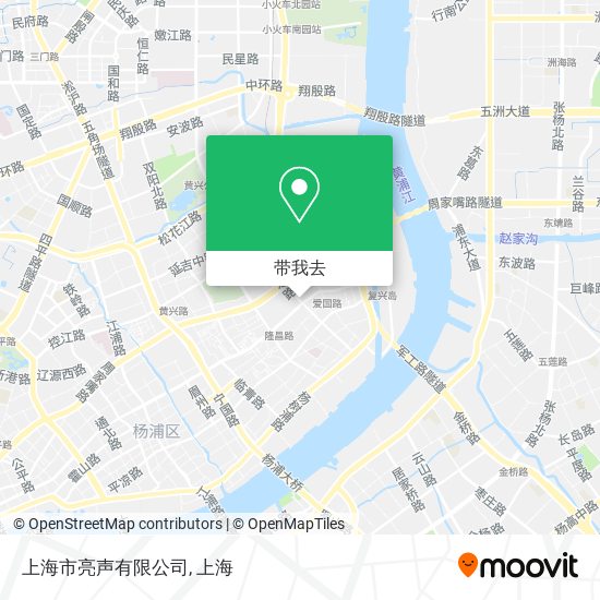 上海市亮声有限公司地图