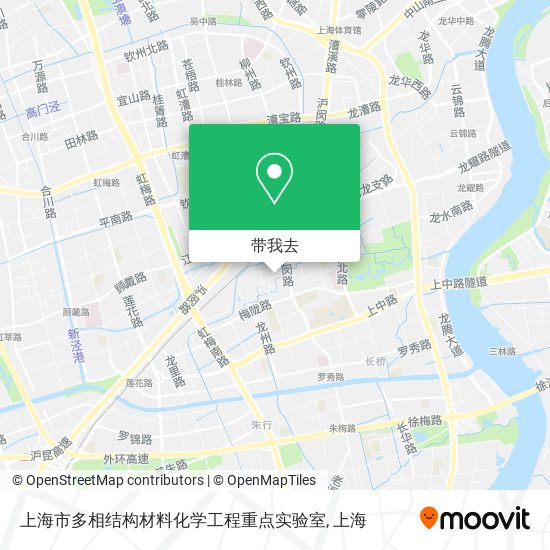 上海市多相结构材料化学工程重点实验室地图