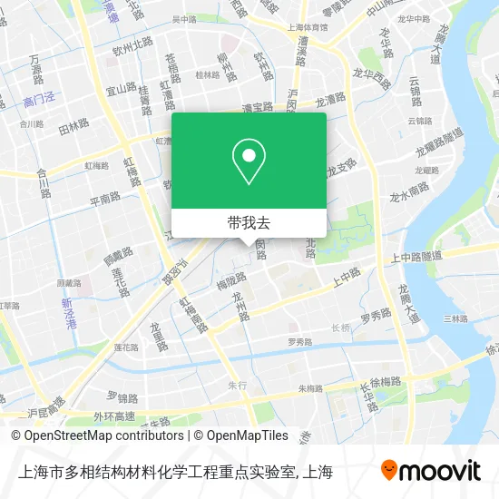 上海市多相结构材料化学工程重点实验室地图