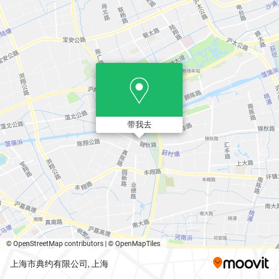 上海市典约有限公司地图