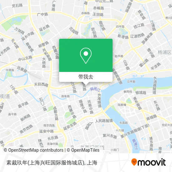 素裁玖年(上海兴旺国际服饰城店)地图
