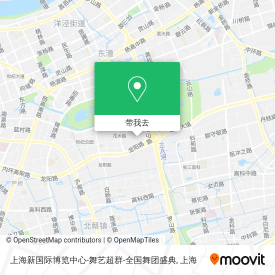 上海新国际博览中心-舞艺超群-全国舞团盛典地图