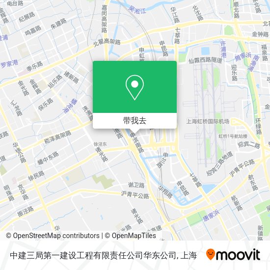 中建三局第一建设工程有限责任公司华东公司地图