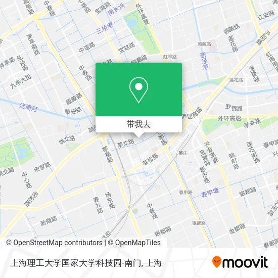 上海理工大学国家大学科技园-南门地图