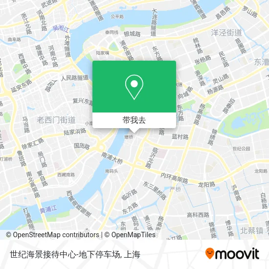 世纪海景接待中心-地下停车场地图