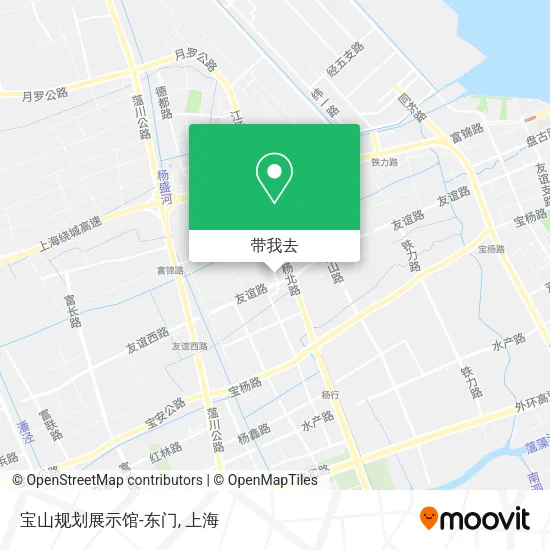 宝山规划展示馆-东门地图