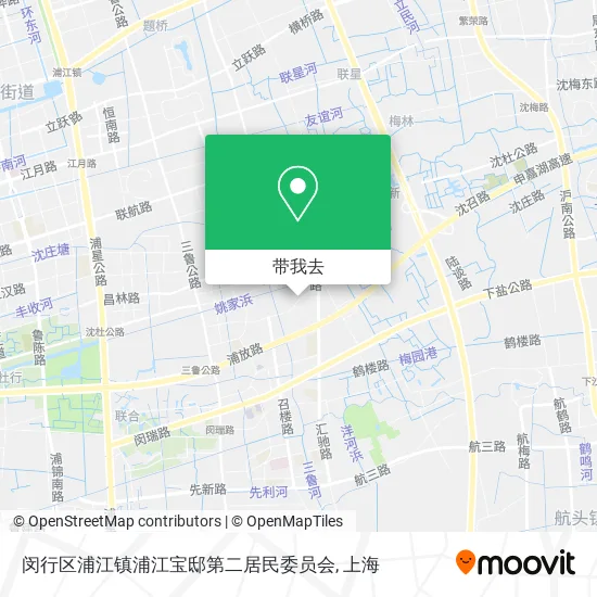 闵行区浦江镇浦江宝邸第二居民委员会地图
