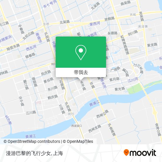 漫游巴黎的飞行少女地图