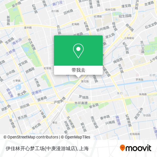 伊佳林开心梦工场(中庚漫游城店)地图