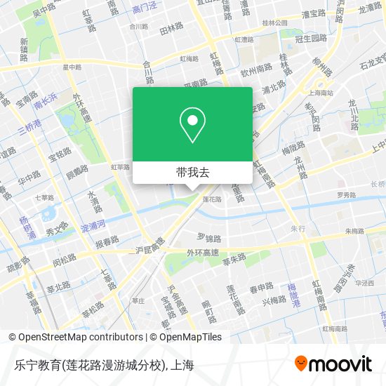 乐宁教育(莲花路漫游城分校)地图