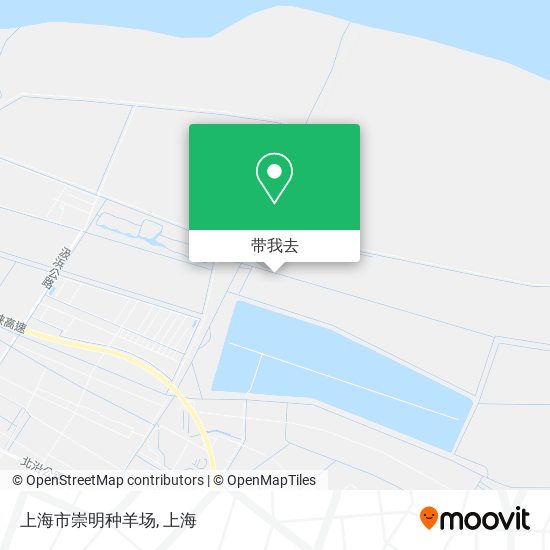 上海市崇明种羊场地图