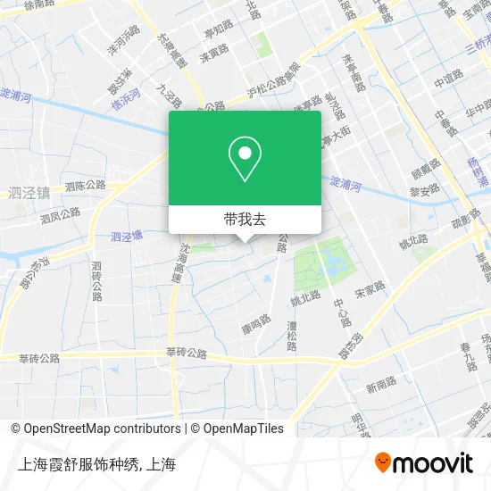上海霞舒服饰种绣地图