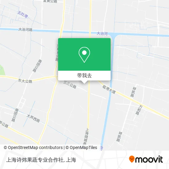 上海诗炜果蔬专业合作社地图