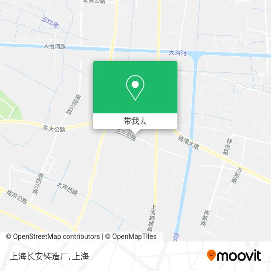 上海长安铸造厂地图