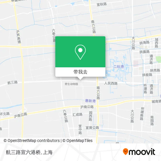航三路宣六港桥地图