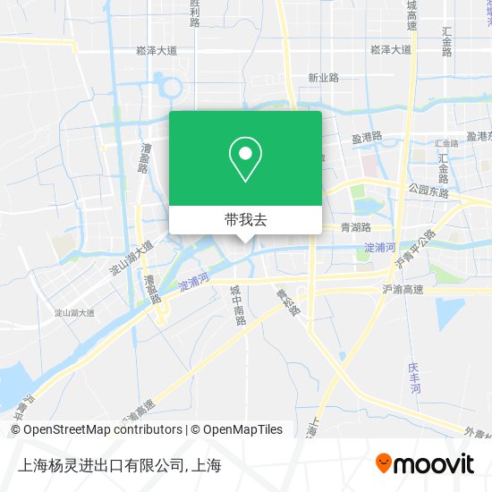 上海杨灵进出口有限公司地图
