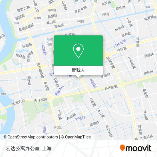 宏达公寓办公室地图