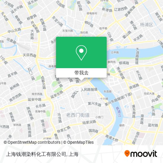 上海钱潮染料化工有限公司地图