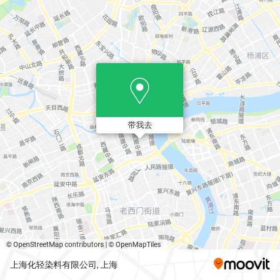 上海化轻染料有限公司地图