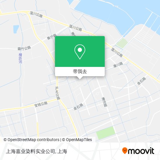 上海嘉业染料实业公司地图