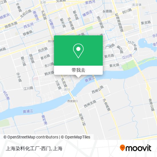 上海染料化工厂-西门地图