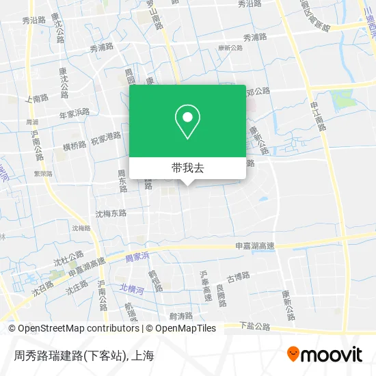 周秀路瑞建路(下客站)地图