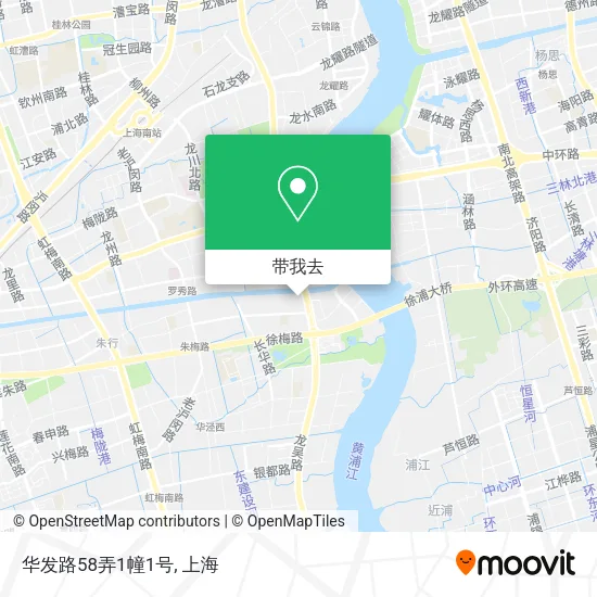 华发路58弄1幢1号地图