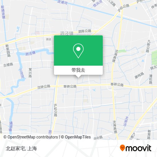 北赵家宅地图