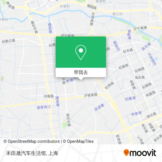 禾田晟汽车生活馆地图