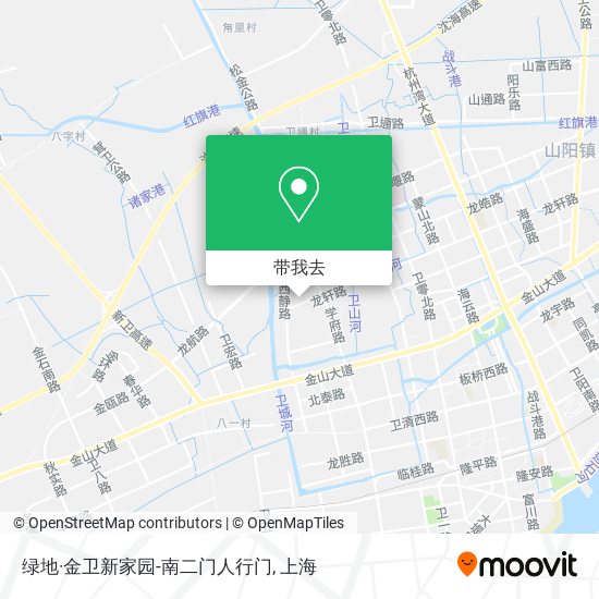 绿地·金卫新家园-南二门人行门地图