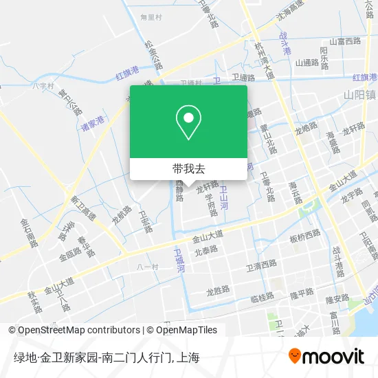 绿地·金卫新家园-南二门人行门地图