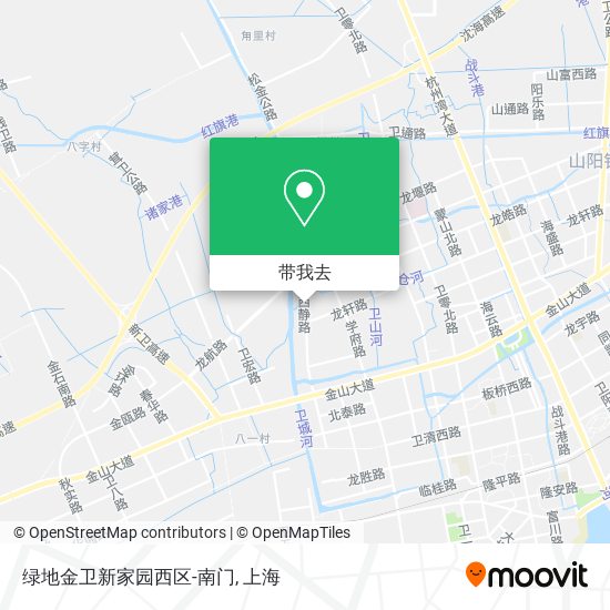 绿地金卫新家园西区-南门地图