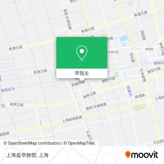 上海磊华旅馆地图
