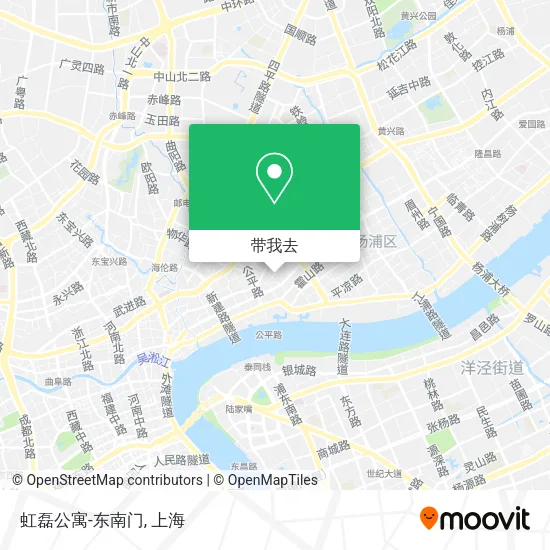 虹磊公寓-东南门地图