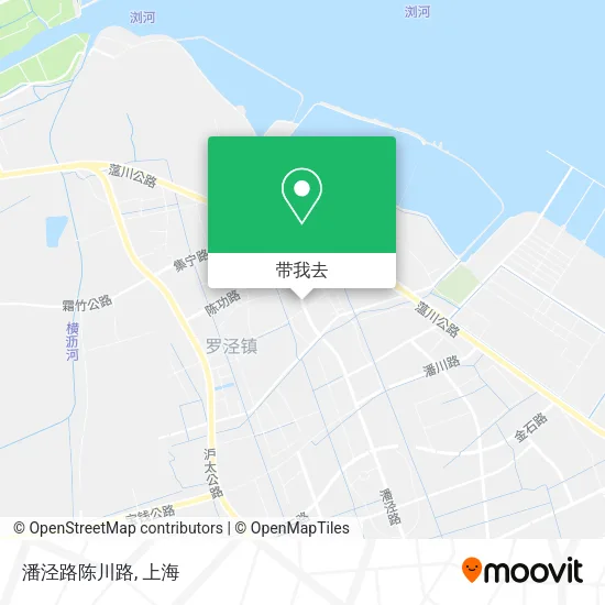 潘泾路陈川路地图