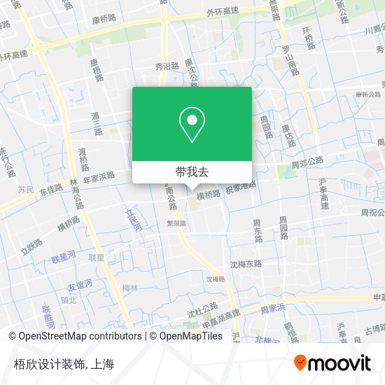 梧欣设计装饰地图